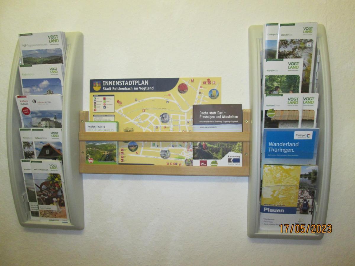 Zentrale-Ruhige Ferienwohnung Reichenbach im Vogtland Exterior foto